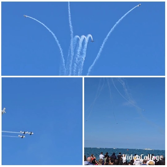 Planes Performing Aerial Maneuvers