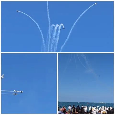 Planes Performing Aerial Maneuvers