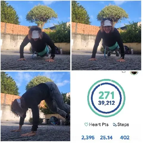 Person Exercising Outdoors