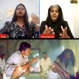 Virtual Meeting with Two Women
