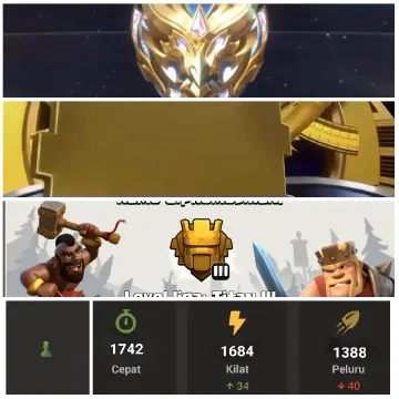 Video Game Elements with Golden Helmet