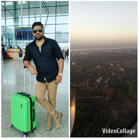 Man With Suitcase at Airport
