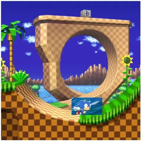 Animated Character in Colorful Landscape