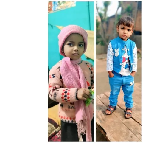 Two Children in Different Settings
