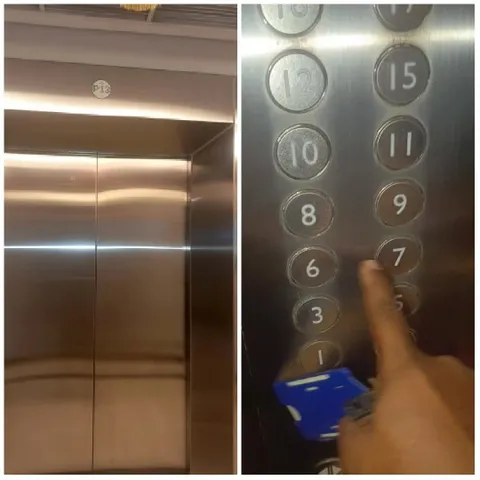 Elevator Door and Control Panel