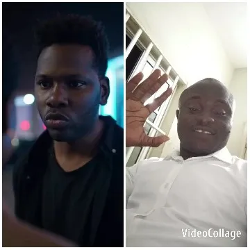 Focused Man and Smiling Casual Man