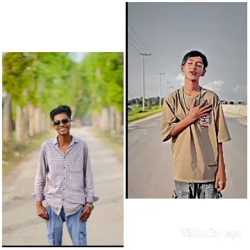 Young Men in Different Settings