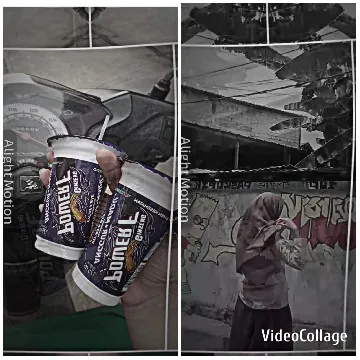Brand Cups and Graffiti Background