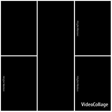 Black Layout with Text Placeholders