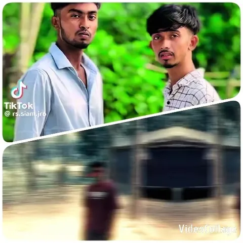 Young Men Outdoors in Greenery