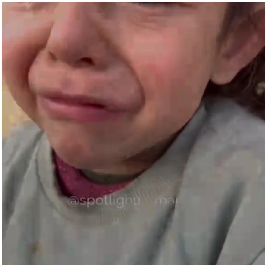 Close-Up of a Sad Child