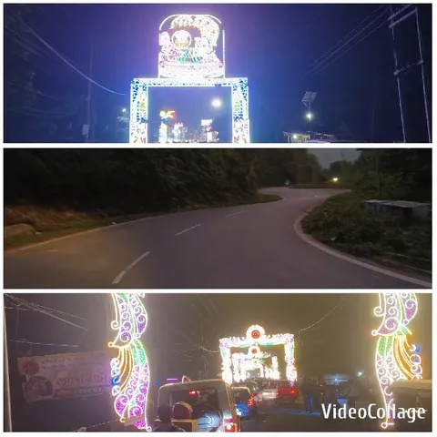 Festival Archway and Winding Road