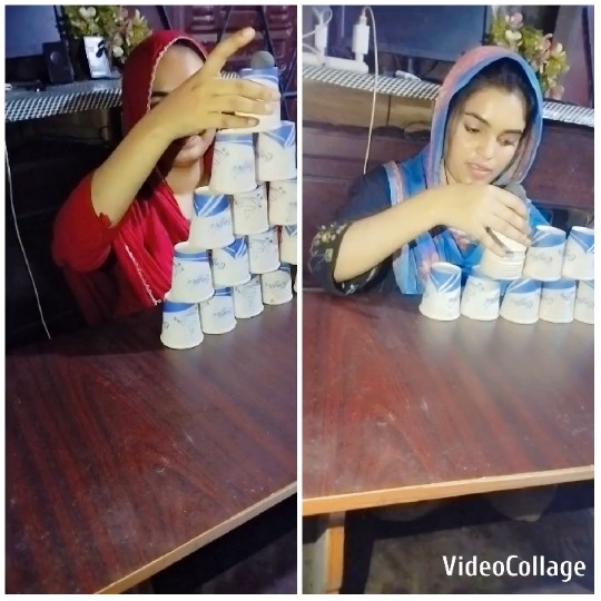 Colorful Outfit, Stacking Paper Cups