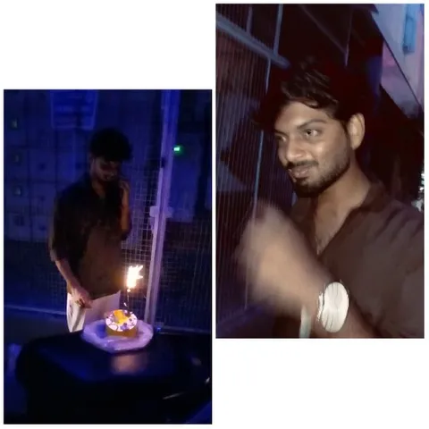 Man Near Cake Celebration