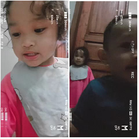 Two Young Children Indoors