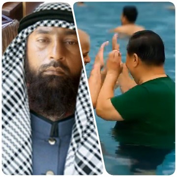 Traditional Attire and Pool Fun