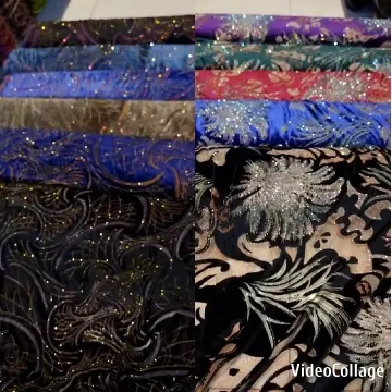 Colorful Fabrics with Decorative Patterns
