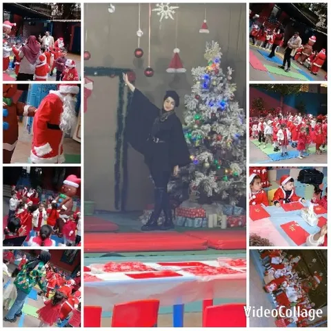 Cheerful Holiday Celebration Scene