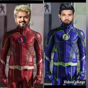 Superheroes Posing Together Outdoors