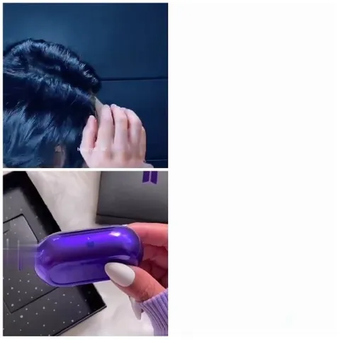Styling Hair and Holding Device