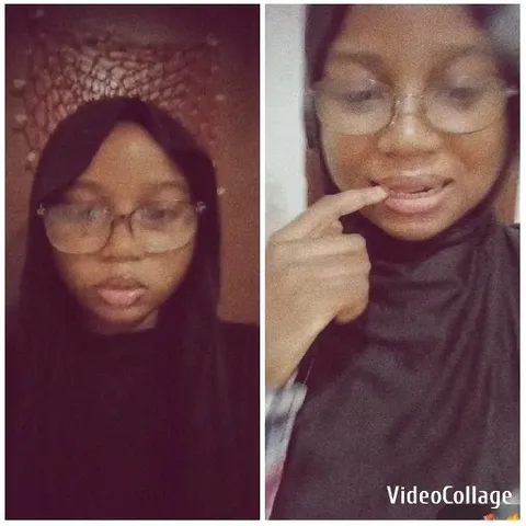 Person with Glasses and Headscarf