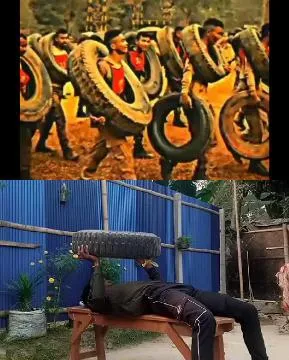Tire Training and Outdoor Gym Lift