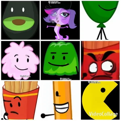 Cartoon Characters and Animated Objects