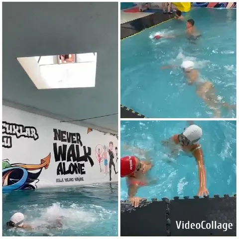 Swimming Pool Scenes and Graffiti Art