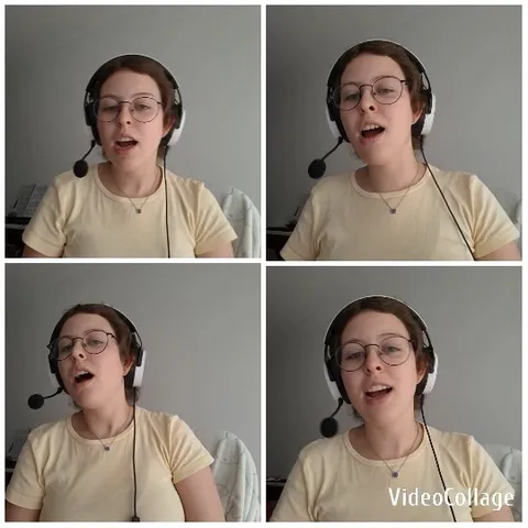 Person with Headset Speaking