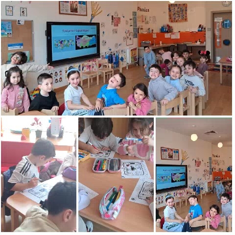 Classroom with Engaged Children