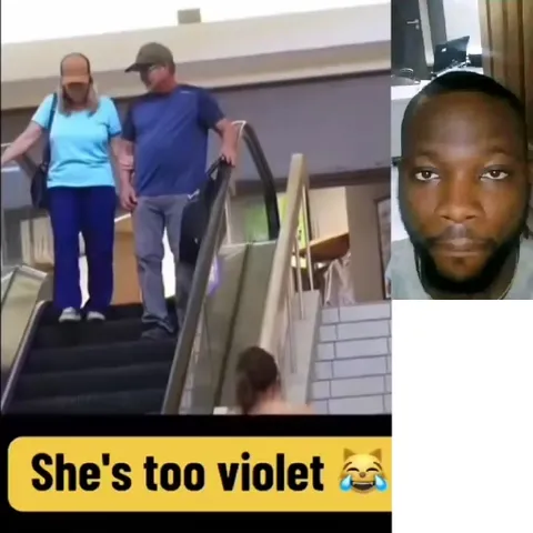 Casual Friends at Escalator
