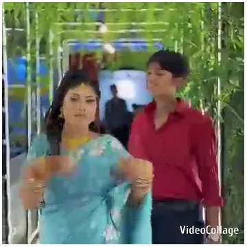 Festive Walk Through Colorful Area