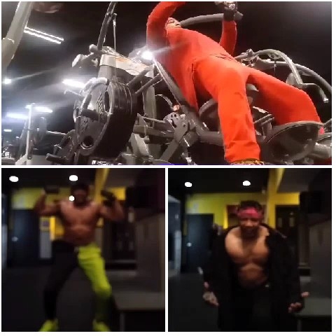 Weight Machine Use and Gym Poses