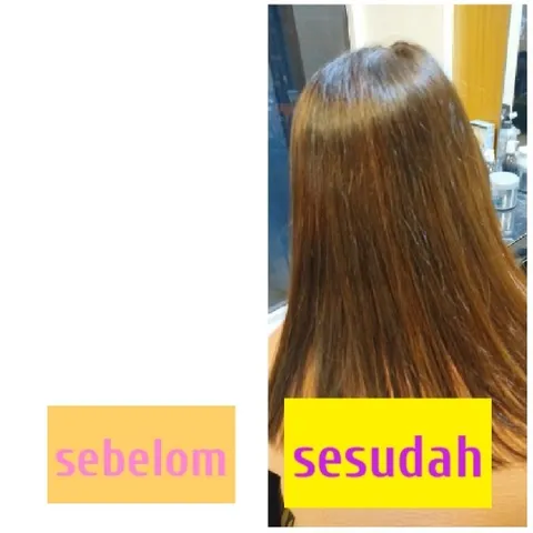 Before and After Hair Treatment