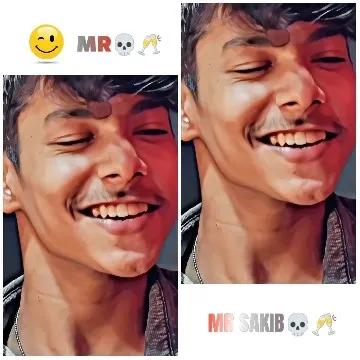 Young Person Smiling with Text