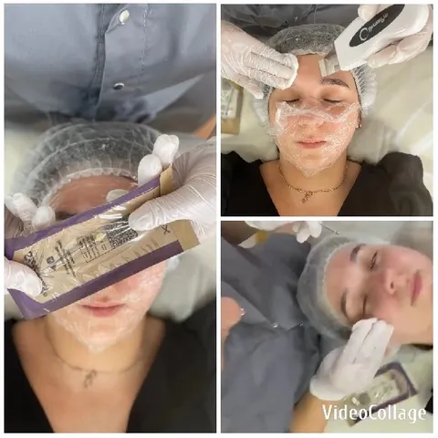 Facial Treatment in Spa Environment