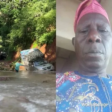 Vehicle Submerged in Water with People
