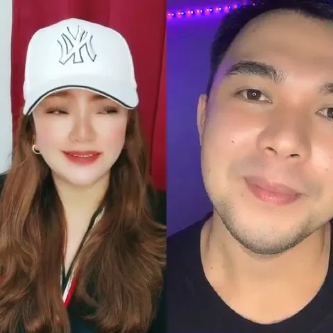 Two People Smiling in Different Settings