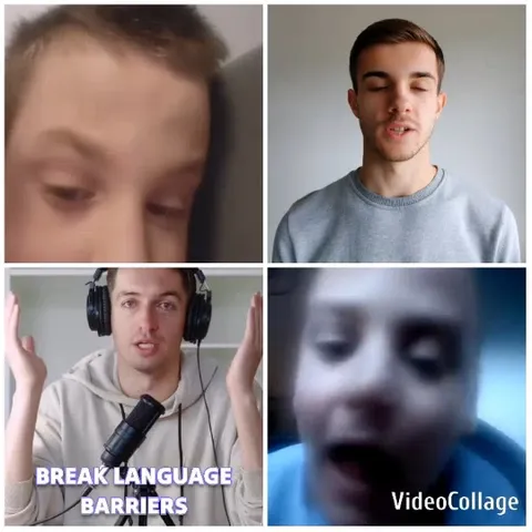 Faces and Conversations Collage