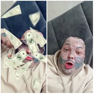 Dollar Bills and Person Lying Down