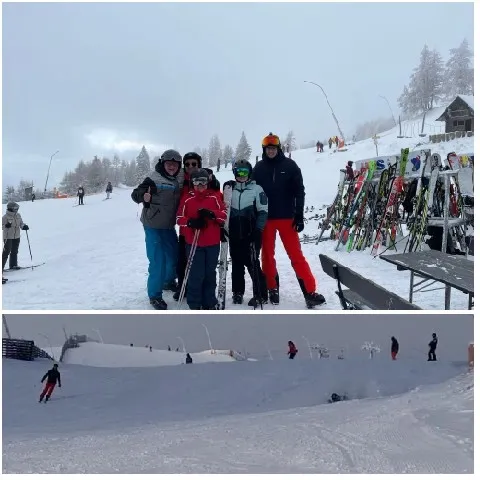 Ski Resort with Fun on Slopes