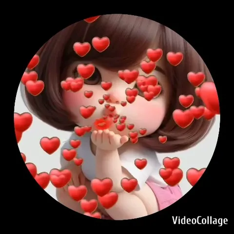Cartoon Character Blowing Kisses