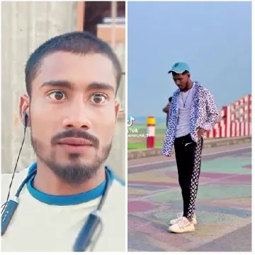 Surprised and Walking Outdoors