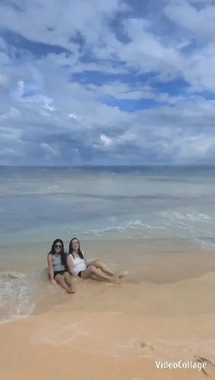 Couple Relaxing at the Beach