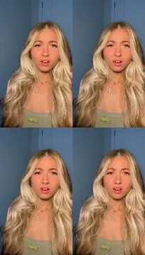 Four Identical Portraits of Woman
