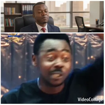 Man in Suit and Energetic Speaker