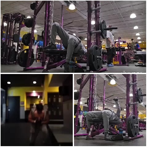 Weightlifting in a Public Gym