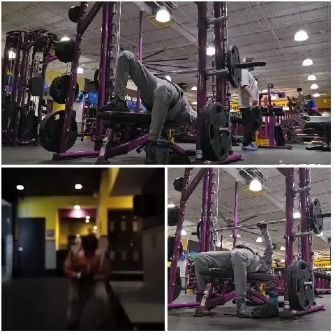Weightlifting in a Public Gym