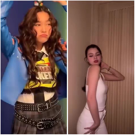 Women Posing in Colorful Outfits