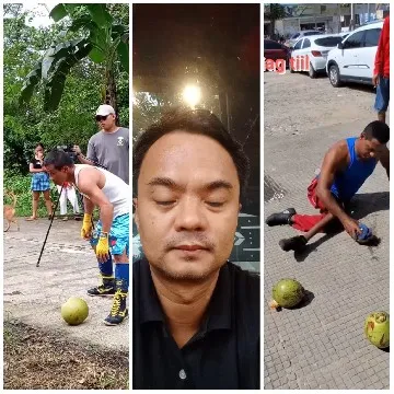 Cutting Coconuts and Close-Ups